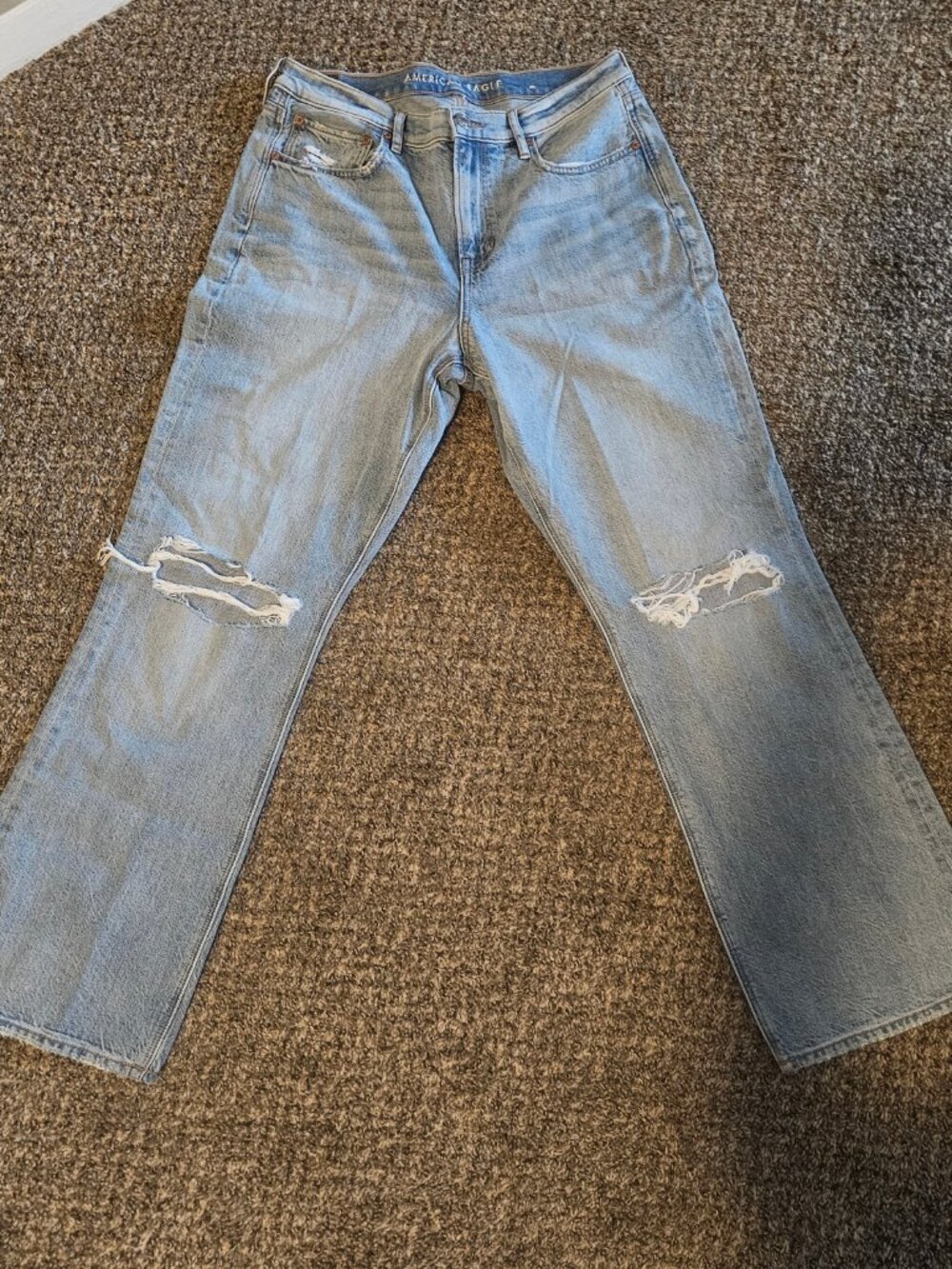 American Eagle Distressed '90s Bootcut Jeans - Size 12